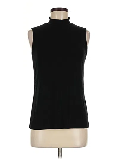 Pre-owned Charter Club Sleeveless T-shirt In Black