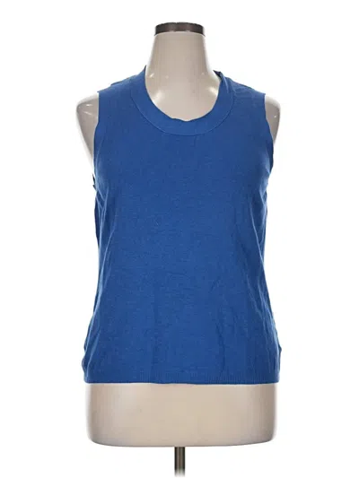 Pre-owned Charter Club Sleeveless T-shirt In Blue