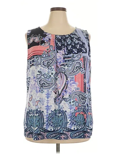 Pre-owned Charter Club Sleeveless T-shirt In Blue