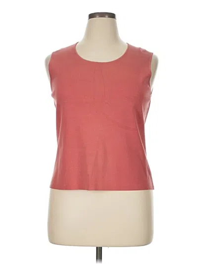 Pre-owned Charter Club Sleeveless T-shirt In Pink