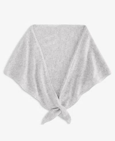 Charter Club Small Triangle Cashmere Scarf, Macy's Exclusive In Gray