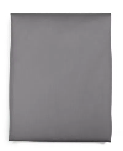 Charter Club Solid 550 Thread Count 100% Cotton 17" Fitted Sheet, Twin Xl, Exclusively At Macy's In Gray