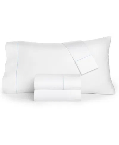 Charter Club Solid 550 Thread Count 100% Cotton 4-pc. Sheet Set, California King, Exclusively At Macy's In Vapor Hem