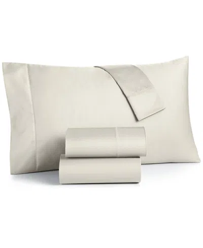 Charter Club Solid 550 Thread Count 100% Cotton 4-pc. Sheet Set, California King, Exclusively At Macy's In White