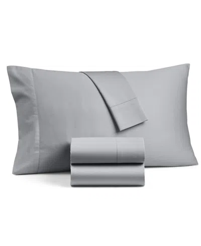 Charter Club Solid 550 Thread Count 100% Cotton 4-pc. Sheet Set, Full, Exclusively At Macy's In Gray
