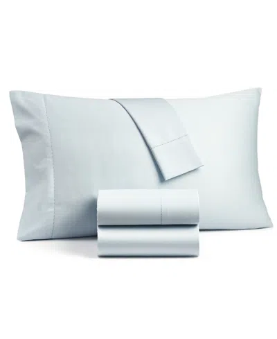 Charter Club Solid 550 Thread Count 100% Cotton Pillowcase Pair, King, Created For Macy's In Blue