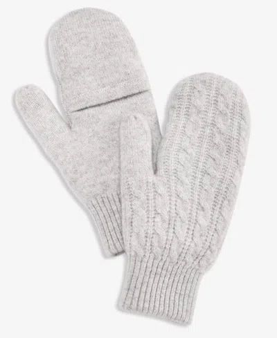 Charter Club Solid Cashmere Nordic Mittens, Macy's Exclusive In Gray