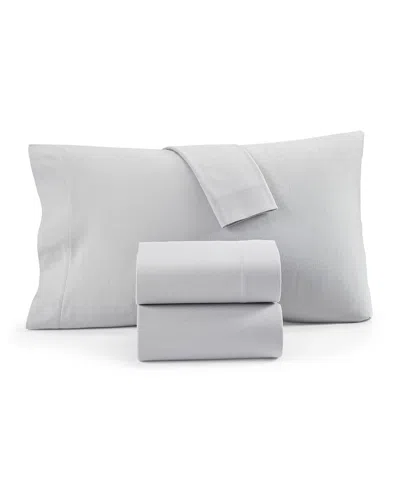 Charter Club Solid Flannel Pillowcase Set, Standard, Exclusively At Macy's In Silver