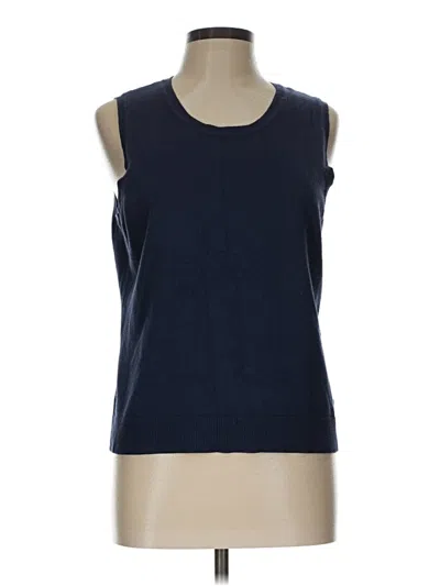 Pre-owned Charter Club Sweater Vest In Blue