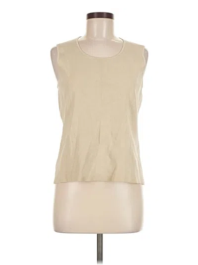 Pre-owned Charter Club Sweater Vest In Brown