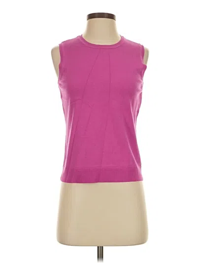 Pre-owned Charter Club Sweater Vest In Pink