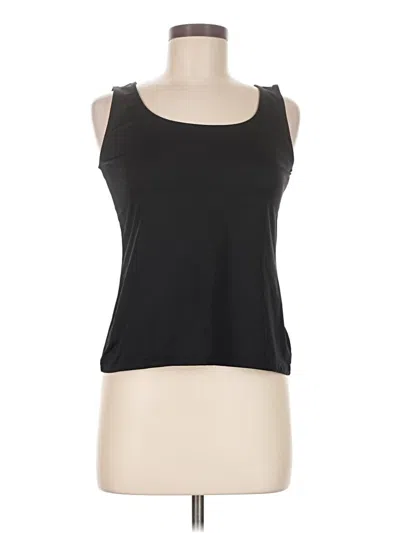 Pre-owned Charter Club Tank Top Black Strapless Neckline Tops