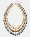 Charter Club Three-row Statement Necklace, Macy's Exclusive In Multi