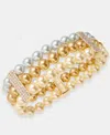 Charter Club Three-row Stretch Bracelet, Macy's Exclusive In Multi