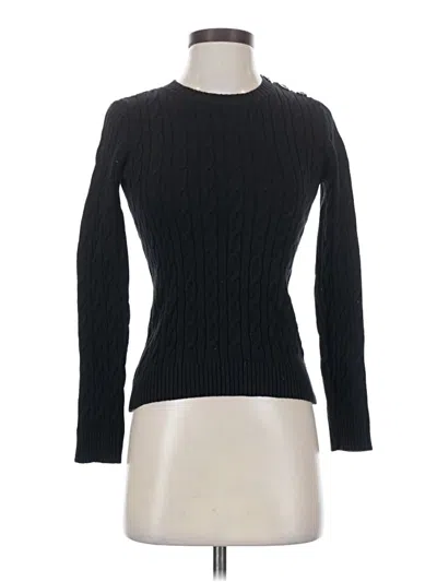 Pre-owned Charter Club Turtleneck Sweater In Black