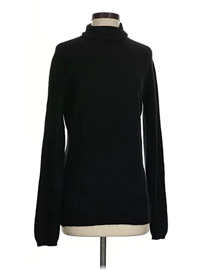 Pre-owned Charter Club Turtleneck Sweater In Black