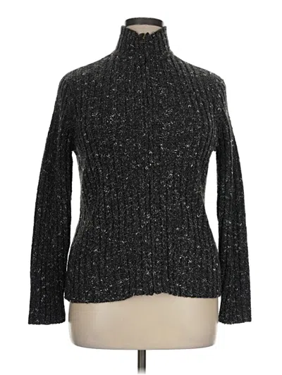 Pre-owned Charter Club Turtleneck Sweater In Gray