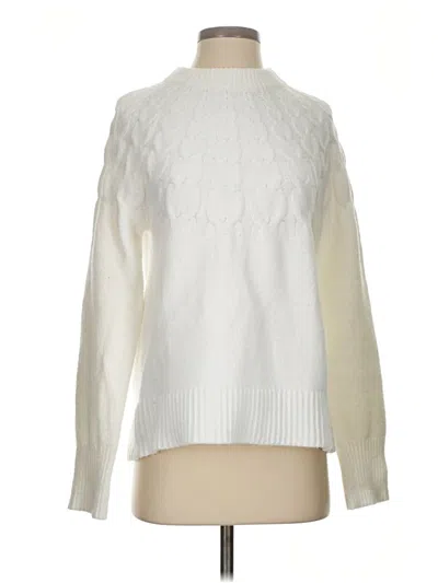Pre-owned Charter Club Turtleneck Sweater In Ivory