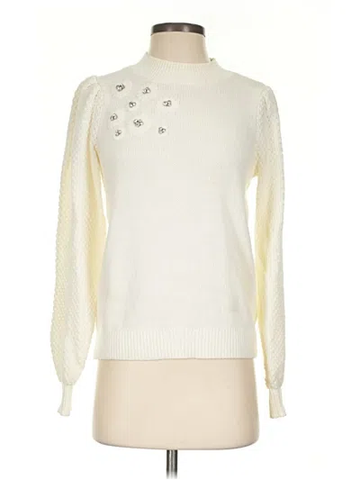 Pre-owned Charter Club Turtleneck Sweater In Ivory