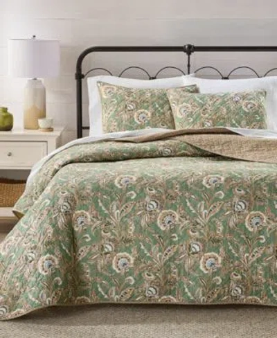 Charter Club Venetian Vine Quilted Quilt Set Exclusively At Macys In Sage