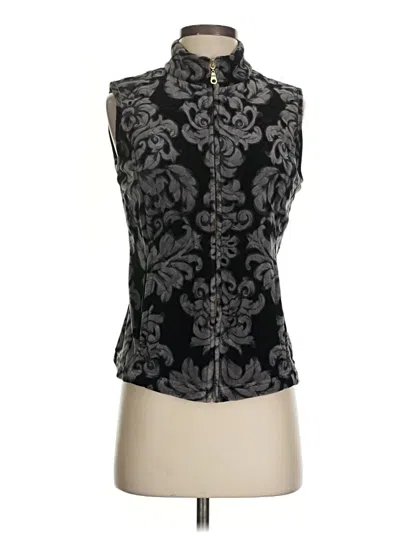 Pre-owned Charter Club Vest In Black