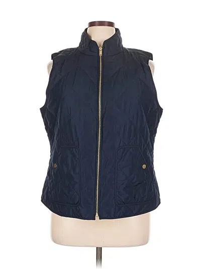 Pre-owned Charter Club Vest In Blue