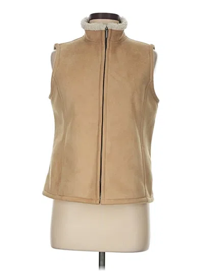 Pre-owned Charter Club Vest In Brown