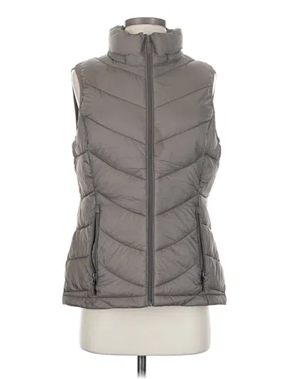 Pre-owned Charter Club Vest In Gray