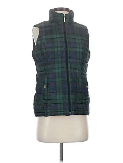 Pre-owned Charter Club Vest In Green