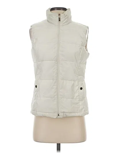 Pre-owned Charter Club Vest In Ivory