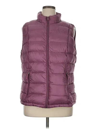 Pre-owned Charter Club Vest In Purple