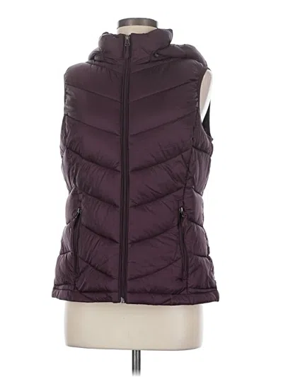 Pre-owned Charter Club Vest In Purple