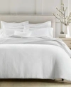 Charter Club Waffle Stripe Comforter Set Exclusively At Macys In White