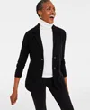 Charter Club Women's 100% Cashmere Blazer, Created For Macy's In Classic Black