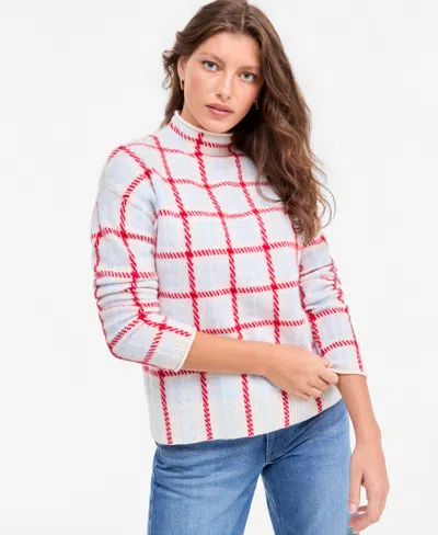Charter Club Women's 100% Cashmere Cable-knit Funnel-neck Pullover Sweater, Macy's Exclusive In White