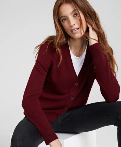 Charter Club Women's 100% Cashmere Cardigan, Created For Macy's In Crantini