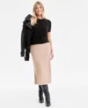 Charter Club Women's 100% Cashmere Crewneck Short-sleeve Sweater, Macy's Exclusive In Multi