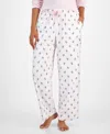 Charter Club Women's Cotton Flannel Plaid Pajama Pants, Created For Macy's In Vintage Stripe