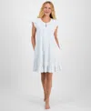 Charter Club Women's Cotton Flutter-sleeve Chemise, Exclusively At Macy's