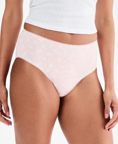 Charter Club Women's Cotton Jersey Brief Underwear, Macy's Exclusive In White