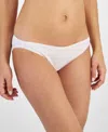 CHARTER CLUB WOMEN'S COTTON POINTELLE BIKINI UNDERWEAR 100181117, CREATED FOR MACY'S