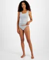 Charter Club Women's Cotton Pointelle Tank Top, Created For Macy's In Sleep Grey Heather