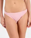 Charter Club Women's Cotton Pointelle Bikini Underwear, Created For Macy's In Pink