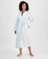 Charter Club Women's Cotton Printed Mother's Day Robe, Exclusively At Macy's In Blue