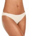 Charter Club Women's Everyday Cotton Bikini Underwear, Created For Macy's In Almond Latte Dot