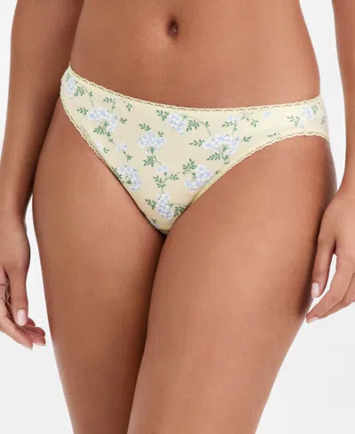 Charter Club Women's Everyday Cotton Bikini Underwear, Created For Macy's In Multi
