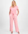Charter Club Women's Knit Pajama Pants, Exclusively At Macy's In Pink