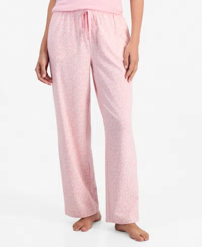 Charter Club Women's Knit Pajama Pants, Exclusively At Macy's In August Fleur