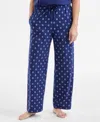 Charter Club Women's Knit Pajama Pants, Exclusively At Macy's In Beach Medallion