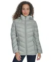 Charter Club Women's Packable Hooded Puffer Coat, Created For Macy's In Mint Tea